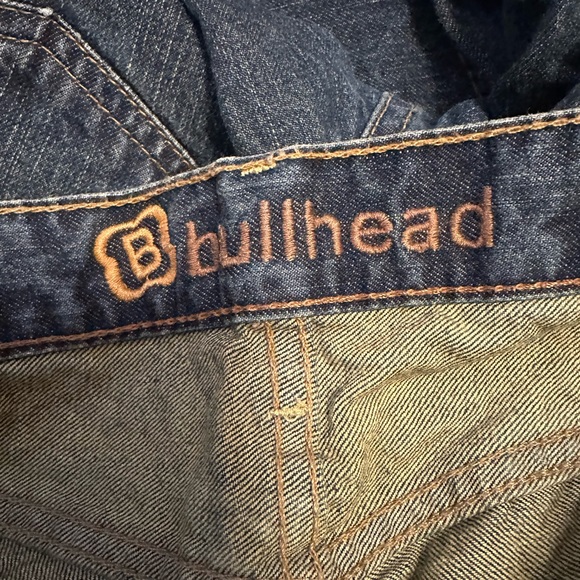 Bullhead Mens Denim Jeans Size 32x32 Slim Boot Distressed Cuffs - Picture 6 of 7